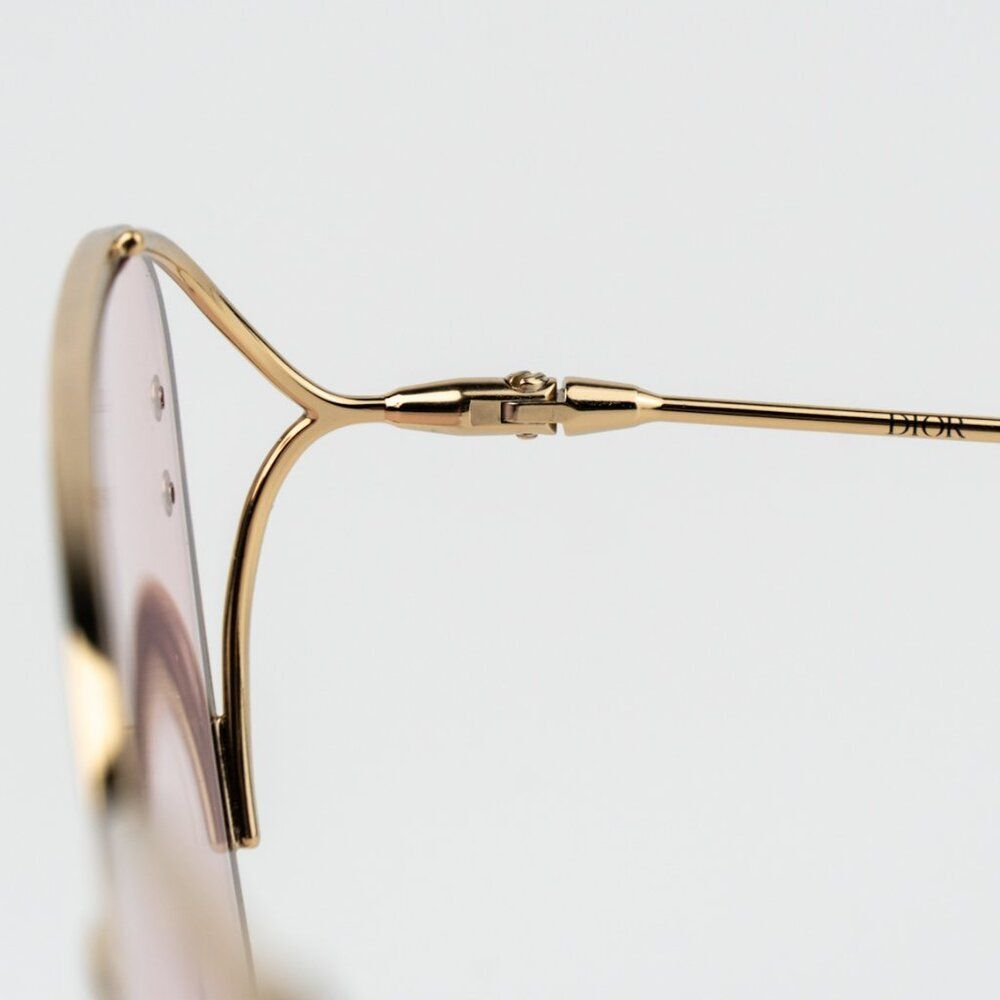 Dior MISDIOR B2U Women Sunglasses Gold Pink Butterfly CD40095U 10Y BRAND NEW - Picture 10 of 14
